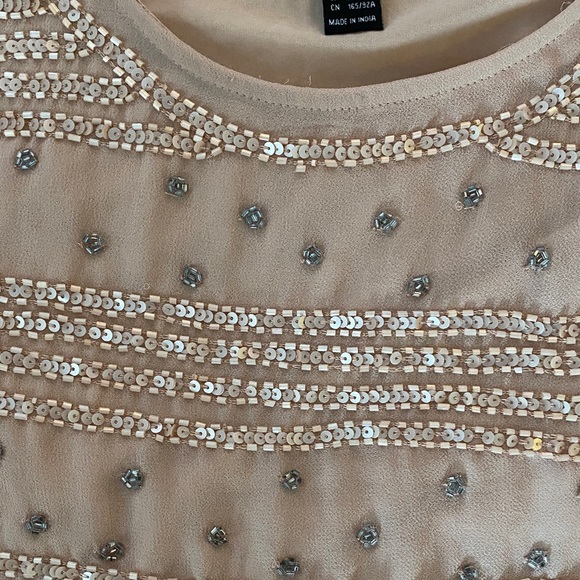 LAST CHANCE! Forever 21 Light Pink Sequin Tee - Picture 4 of 5